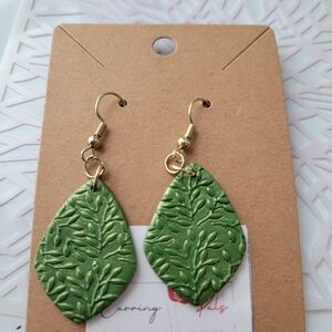 Olive Leaves Earrings for Palestine